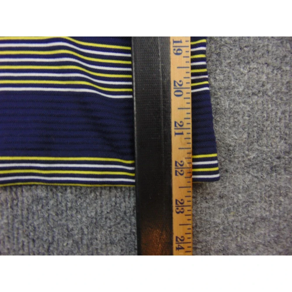 Polo Ralph Lauren Polo Mens Small Moisture Management‎ Blue Striped Preppy Golf